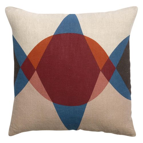 Coussin Imprimé Zeff Malory Dragee 45 X 45 Cm Vivaraise