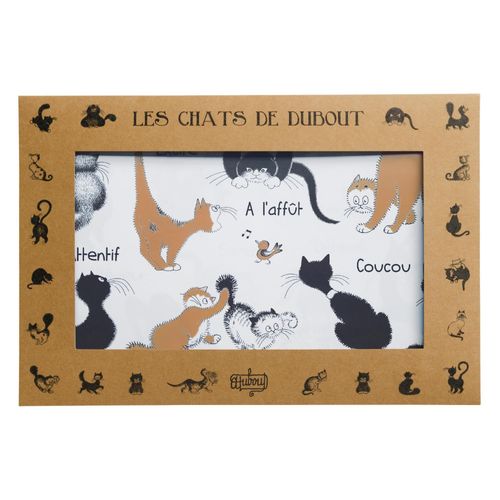 Lot De 2 Sets De Table Dubout Attitudes Noir/Roux 30 X 45 Cm Winkler