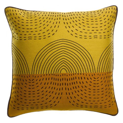 Coussin Brodé Etna Mirabelle 45 X 45 Cm Vivaraise