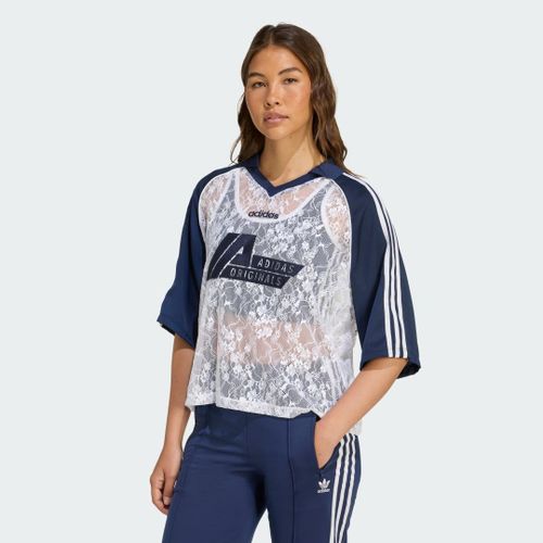 Maillot En Dentelle Adidas Originals Adidas - White / Night Indigo - L