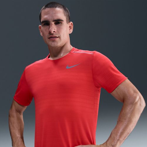 Haut De Running À Manches Courtes Nike Miler Pour Homme - Rouge