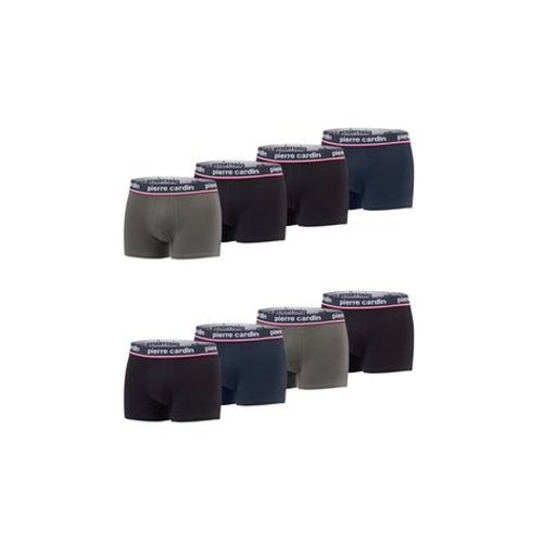 Lot De 8 Boxers Homme En Coton French Pierre Cardin : L