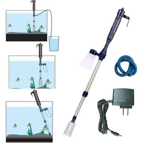 Londafish Aquarium Electric Battery Cleaning Kit Automatic Gravel Cleaner With Adapter
