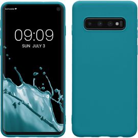 Housse Compatible Avec Samsung Galaxy S10 Coque - Housse De Téléphone Protection Souple En Silicone - Pétrole Mat