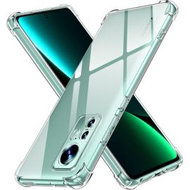Coque Pour Xiaomi 12 / Xiaomi 12x, Ultra Transparent Étui De Protection En Silicone Antichoc Avec Coins Renforcés, Clair Mince Souple Tpu Bumper Housse