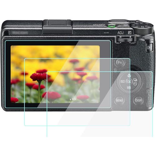 Lot de 3 Films de Protection d'écran en Verre trempé 9H pour Appareil Photo Compatible for Ricoh GR III, Anti-Rayures et Anti-Traces de Doigts