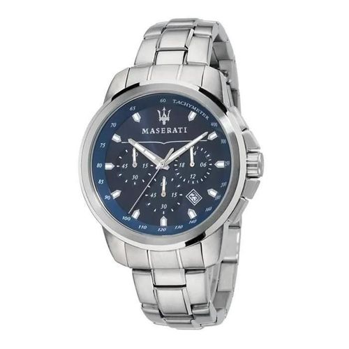 Montre - Maserati - R8873621002 - Cadran Bleu Sunray - Boîtier 52x44 Mm - Bracelet Métal
