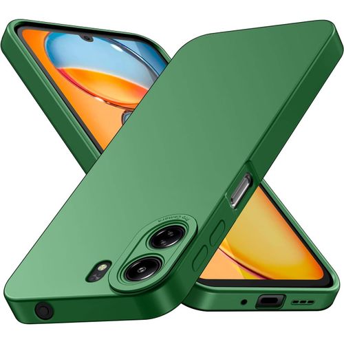 Coque Pour Xiaomi Redmi 13c, Coque Redmi 13c, Housse Etui De Protection En Silicone Souple,Cover Antichoc Avec Protege De Camera,Compatible Avec Tpu (Vert, Redmi 13c)