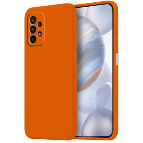Coque Pour Samsung Galaxy A23 5g Protection Étui, (6.6"" Inches) Liquide Tpu Silicone Case Anti Rayures Ultra Mince Souple Cover En Silicone Orange