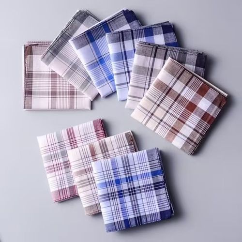 Ensemble De Mouchoirs En Coton Rétro Classiques Pour Hommes, Mouchoirs À Rayures, Cadeaux Pour La Fête, Banquet De Mariage, 5 Pièces -Ouragan X