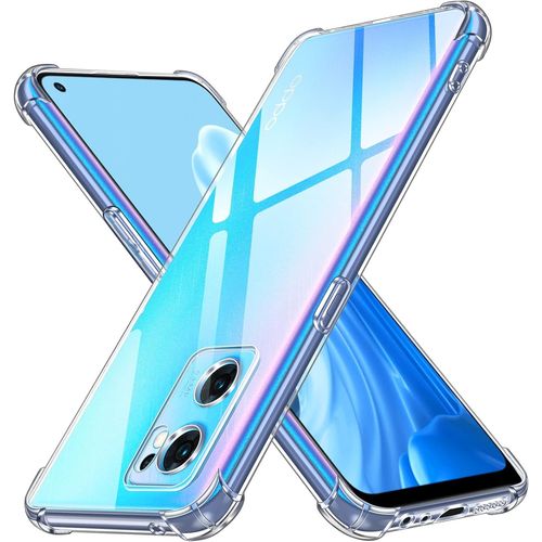 Coque Pour Oppo Find X5 Lite, Ultra Transparent Étui De Protection En Silicone Antichoc Avec Coins Renforcés, Clair Mince Souple Tpu Bumper Housse