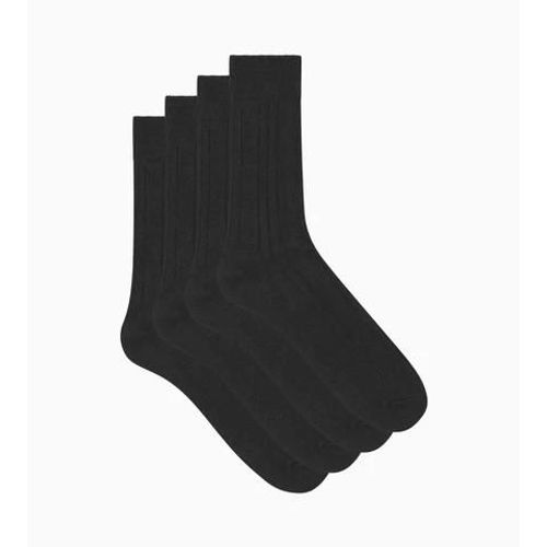 Dim Lot De 2 Paires De Chaussettes Homme Noir Bambou