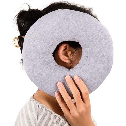 Trahoo-Oreiller Perforé, Pour Oreille Anti - Mal D'oreille, Oreiller De Donut, Oreiller D'oreille, Dormeur Sur Le Côté Pour Soulager La Douleur De L'oreille, Dormeur Sur Le Côté De L'oreiller