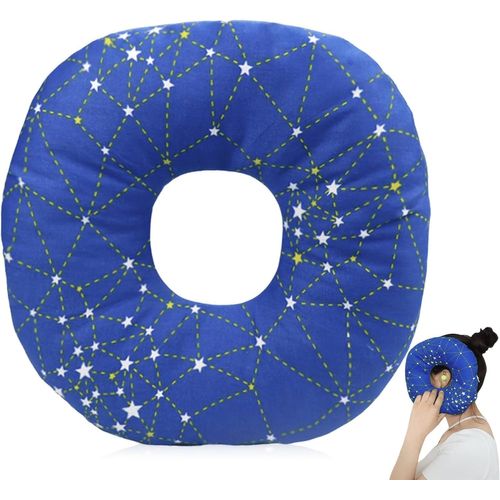 Trahoo-Coussin De Piercing - 23 X 23 X 5 Cm - Pour L'oreille - Contre Les Douleurs À L'oreille - Coussin Donut Pour Les Personnes Dormant Sur Le Côté - Pour Soulager La Douleur Dans L'oreille, Anneau