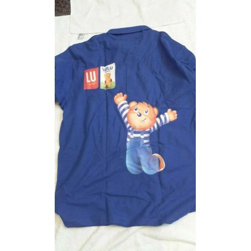 Polo Publicitaire Lu Ourson Manches Courtes Neuf Taille L Idee Cadeau