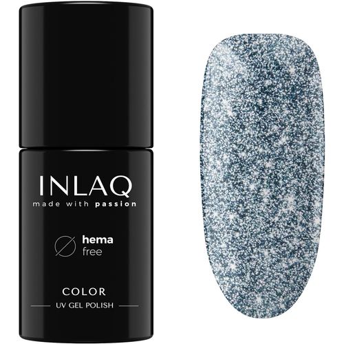 Trahoo-Hema Free Uv Nail Laque Glitter Shiny Signs Collection - Gel Ongles Scintillant Libre De Hema - Vernis ¿¿ Gel Glitter Uv En Couleurs Aquarius - 6ml 