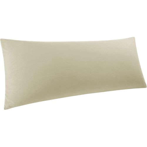 Trahoo-Piccocasa Housse De Coussin 100 % Microfibre Avec Fermeture Éclair 50 X 160 Cm - Coussin Long - Kaki
