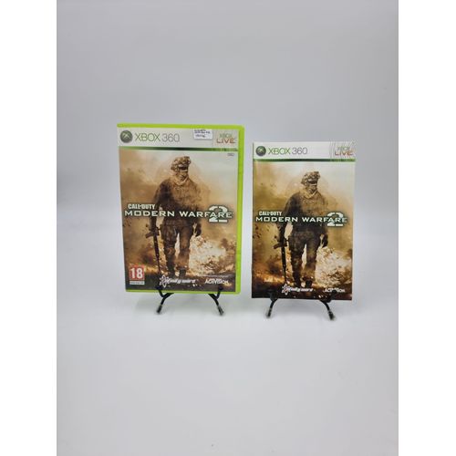 Jeu Xbox 360 Call Of Duty Modern Warfare 2 En Boite, Complet (Jaquette Plastique Légèrement Abîmée)