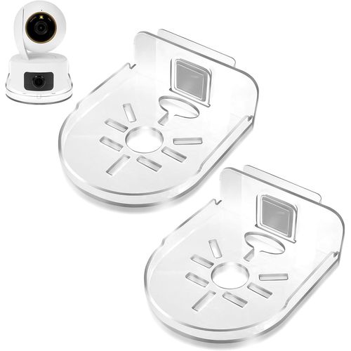 TRAHOO-2 Pièces Support Mural Compatible avec TP-Link Tapo Caméra Surveillance, Plastique Universels Accessoires Supports pour Caméra Dôme
