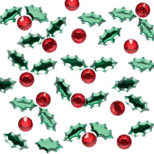 Trahoo-Perles Pour Bijoux Motif Baies De Houx - Lot De 300, Loisirs Créatifs Noel (Fx343)