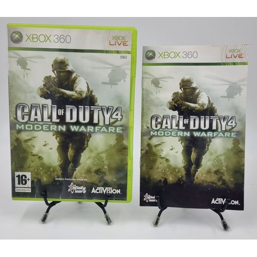 Jeu Xbox 360 Call Of Duty 4 Modern Warfare En Boite, Complet
