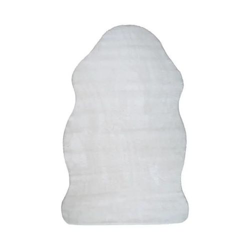Tapis fausse fourrure blanc 60x90