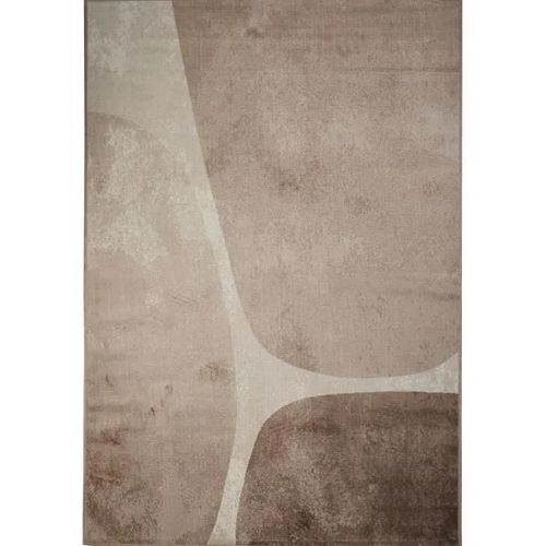 Tapis moderne motifs géométriques beige 190x240