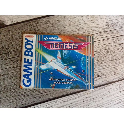 Némésis Notice Nintendo Gameboy