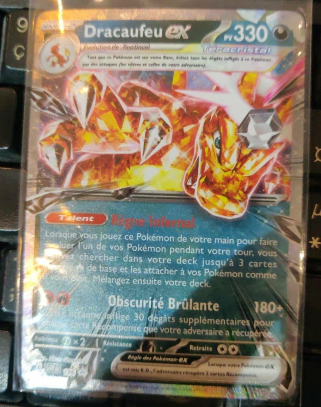 Pokemon Dracaufeu Ex Lenticulairepromo 196