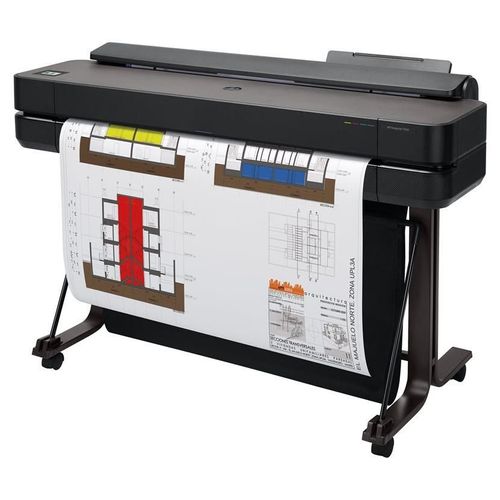 HP DesignJet T650 - 36" imprimante grand format - couleur - jet d'encre - A0, ANSI D, Rouleau (91,4 cm x 45,7 m) - 2 400 x 1 200 ppp - jusqu'à 0.42 min/page (mono) / jusqu'à 0.42 min/page...