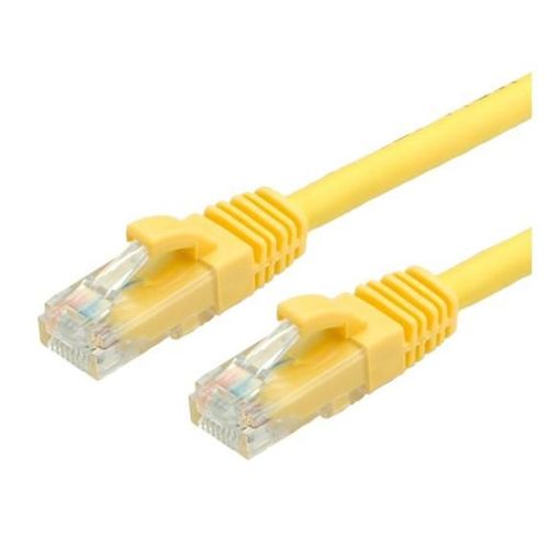 VALUE - Cordon de raccordement - RJ-45 (M) pour RJ-45 (M) - 1 m - UTP - CAT 6a - moulé, sans crochet - jaune, RAL 1004