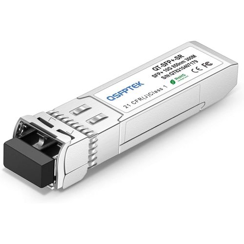 1Pack 10GBASE-SR SFP+ Transceiver LC Mini-GBIC Multimode 850nm,300M,DDM 10G SFP+ Module for Cisco SFP-10G-SR,Ubiquiti UF-MM-10G,Netgear,Mikrotik,D-Link,Supermicro,Linksys