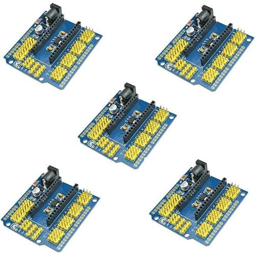 5PCS Expansion Sensor Shield Module Compatible for Arduino UNO R3 Nano I/O