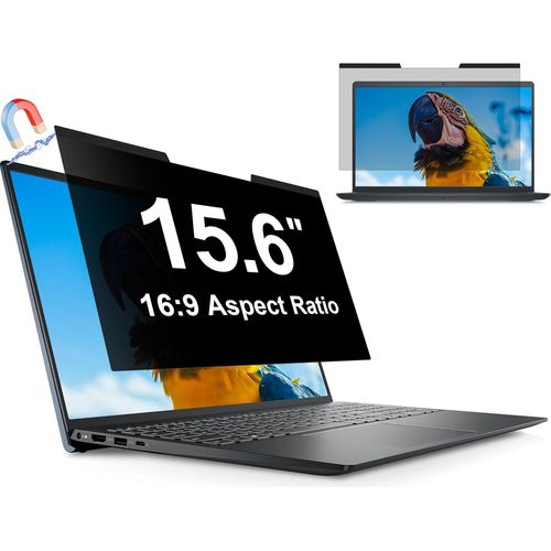 Magnétique Filtre de Confidentialité 15.6 Pouces 16:9,Filtres d'écran pour Ordinateur Portable avec HP/Dell/Acer/Thinkpad/Samsung/ASUS,Installazione Immediata,Amovible Film de Protection