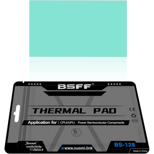 Tampon Thermique ,Tampons Thermiques en Silicone 80x40x1mm,pour Le dissipateur Thermique d'ordinateur Portable/GPU/CPU/LED