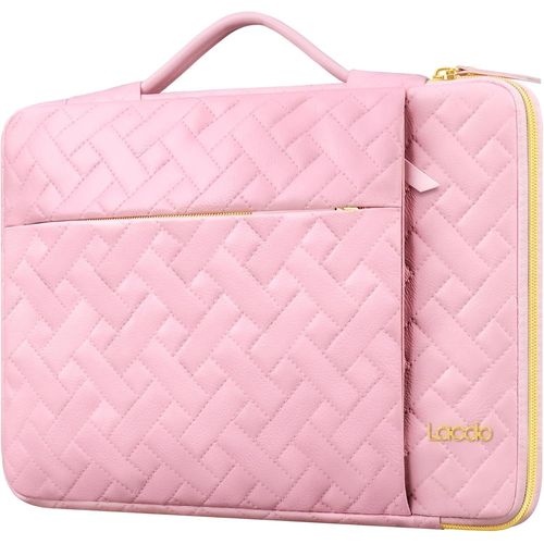 360° Protection Housse Ordinateur Portable pour 14"" New MacBook Pro M4/M3/M2/M1 Chips Pro Max A3112 A3401 A3185 A2918 A2992 A2779 2024-2021,13.8"" Surface Laptop 7th Copilot+PC,Sakura Rose