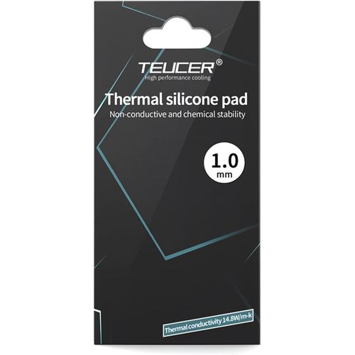 Pad Thermique 14,8 W/MK,85x45x1mm,Thermal Pad en Silicone pour dissipateur Thermique/GPU/CPU/LED (1mm)