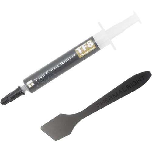 TF8 2g Pâte Thermique Premium Performance pour Tous Les processeurs (CPU,GPU,PC),conductivité Thermique très élevée,Longue durabilité,Application sûre,Non Conductrice,12.8W/m.k