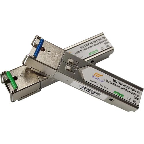 Module SFP 1G,émetteur-récepteur de câble fibre optique SC monomode compatible avec Cisco SFP-1G-LR,20KM,Ubiquiti UF-MM-1G,Netgear,Mikrotik,D-Link,Supermicro et autres commutateurs