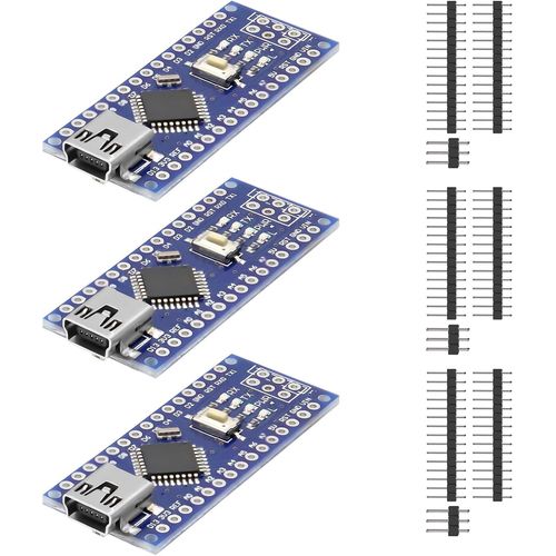 Nano Module carte de développement compatible avec Arduino,avec Mini Port,puce CH340G,5V/16MHz Microcontroller(3PCS)