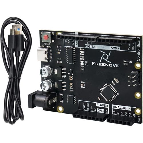 Control Board V4 Rev3 (Compatible with Arduino IDE) with USB Type-C Interface,Detailed Tutorial,Example Projects and Code