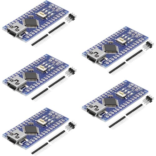 Nano Module carte de développement compatible avec Arduino,avec Mini Port,puce CH340G,5V/16MHz Microcontroller (5PCS)