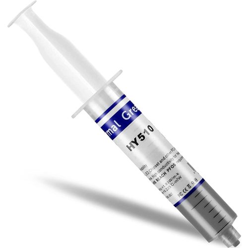 HY510>1.93W/m·K(25g) Pâte Thermique Processeur Graisse Thermique pour IC Processeur CPU GPU Xbox Cartes Graphiques; Non-Conductrice