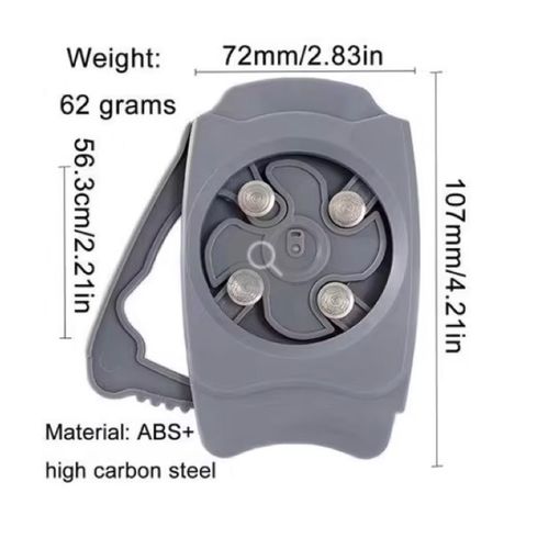 Ouvre-boîte et ouvre-bouteille multifonctionnel en acier inoxydable - Ouragan X