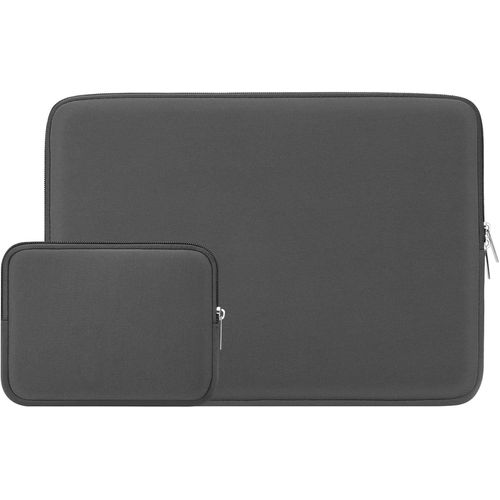 Housse 15 Pouces Ordinateur Portable de Protection Sacoche Laptop Sleeve avec Accessoires Pochette Compatible avec 15,4 MacBook Pro Spécialement pour Modèle A1938 A1707 A1990(Gris)