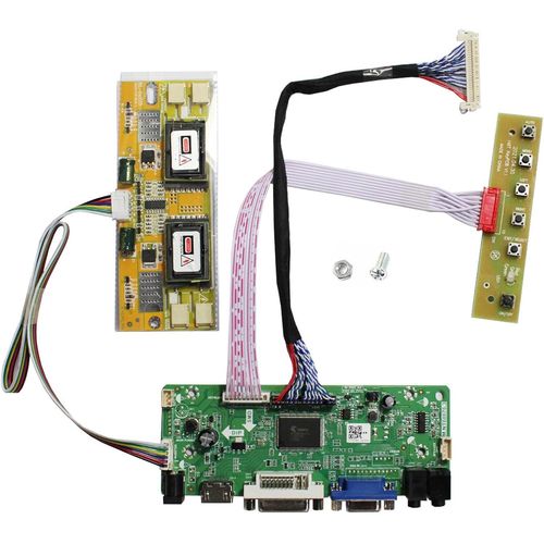 Carte contrôleur LCD Audio VGA DVI pour écran LVDS 17 Pouces M170EG01 M170EN01 M170EN06 1280x1024 4CCFL 30 Broches