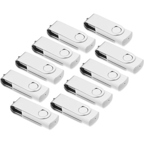 Clé USB 20 8Go Blanc