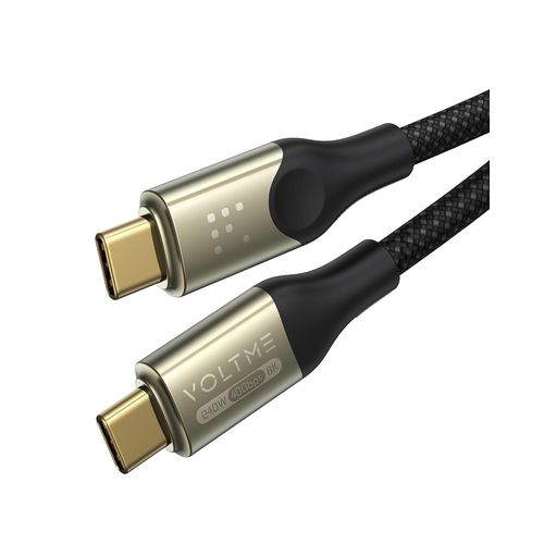 Câble USB-C 240W Utron USB4.0 USB-C Type C Câble de Vidéo 8K 60Hz 1,20m/3.9ft nylon tressé Noir,Cordon usb c pour iphone 15 MacBook,Galaxy S24 Ultra,Pixel,Dell HP Laptop,Steam Deck etc.