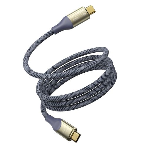 Câble USB-C 240W Utron USB4.0 USB-C Type C Câble de Vidéo 8K 60Hz 1,20m/3.9ft nylon tressé Bleu,Cordon usb c pour iphone 15 MacBook,Galaxy S24 Ultra,Pixel,Dell HP Laptop,Steam Deck etc.