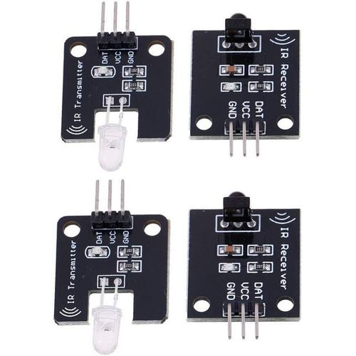 2 Sets 38KHz IR Infrared Transmitter Module + IR Infrared Receiver Sensor Module Compatible with Arduino RPI STM32